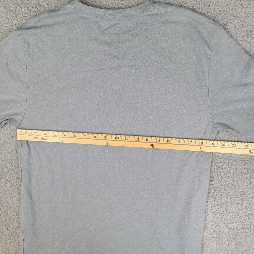 Field & Stream T-Shirt Men's Medium Gray Fish American‎ Flag USA Short Sleeve - Picture 9 of 12